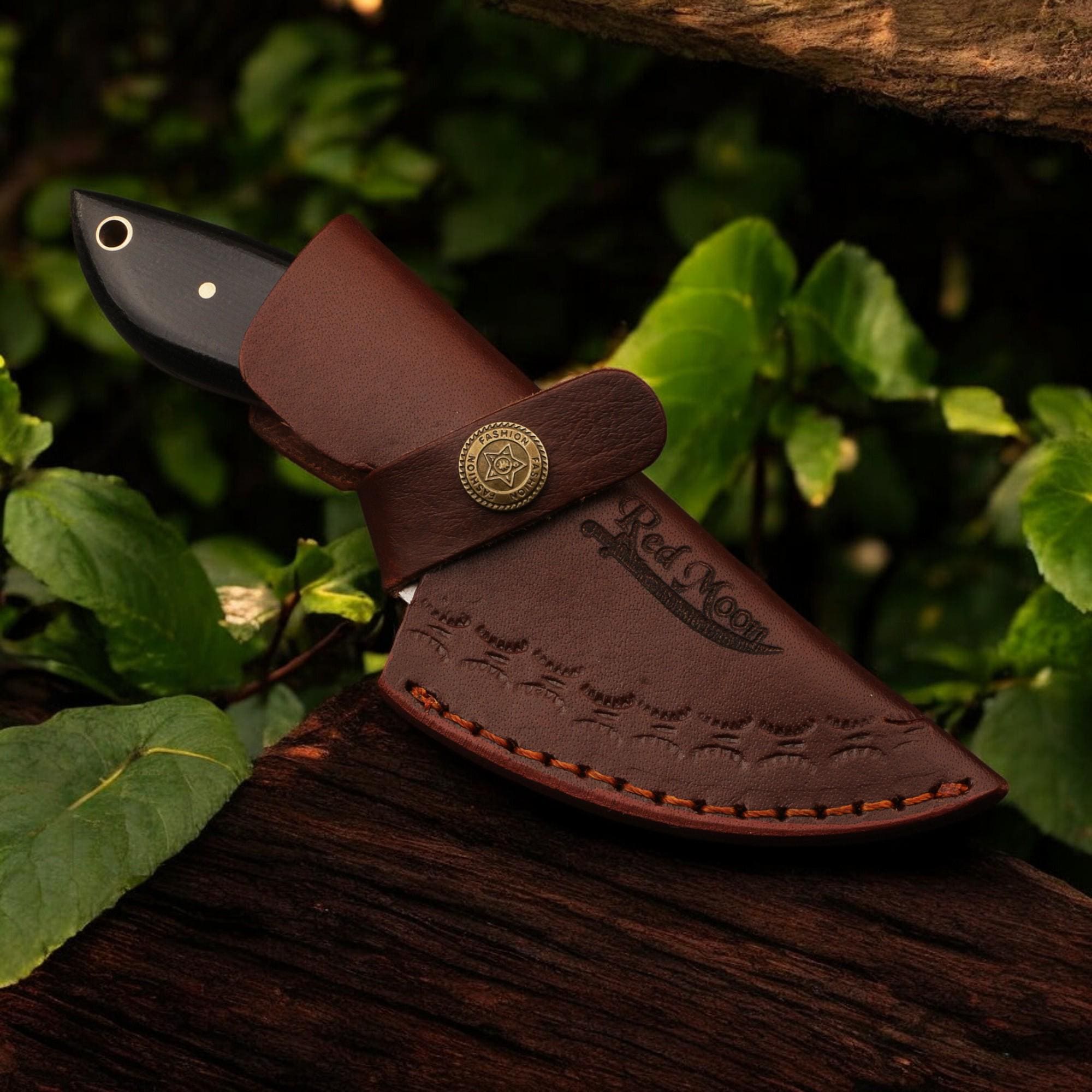 7" Handmade Skinner EDC Knife Stainless Steel Blade Micarta Handle Compact Outdoor Hunting Camping Fishing Kitchen Knives Cutlery Gift Craft