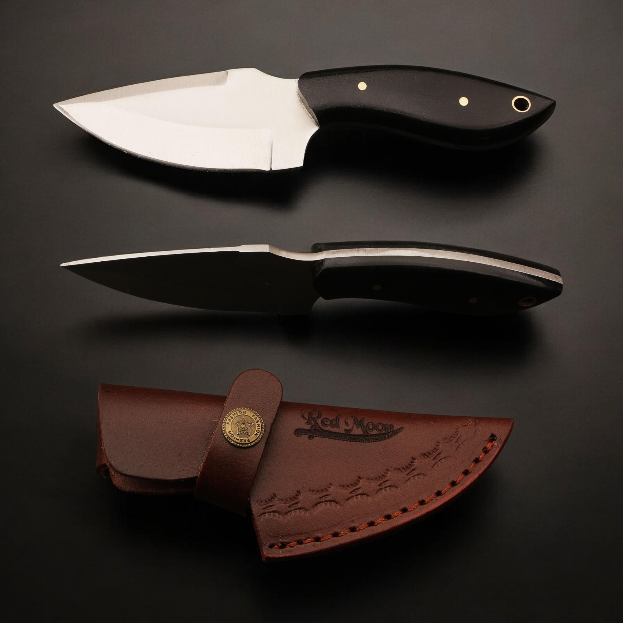 7" Handmade Skinner EDC Knife Stainless Steel Blade Micarta Handle Compact Outdoor Hunting Camping Fishing Kitchen Knives Cutlery Gift Craft