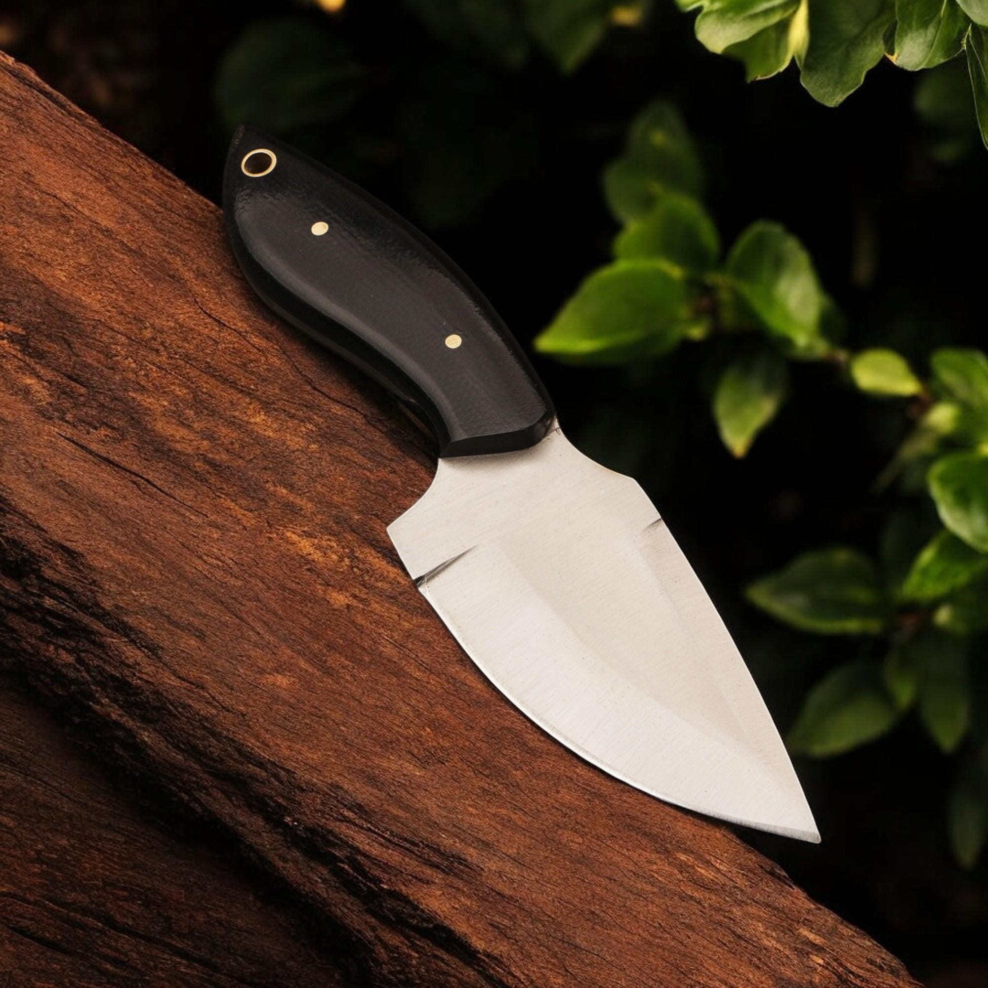 7" Handmade Skinner EDC Knife Stainless Steel Blade Micarta Handle Compact Outdoor Hunting Camping Fishing Kitchen Knives Cutlery Gift Craft