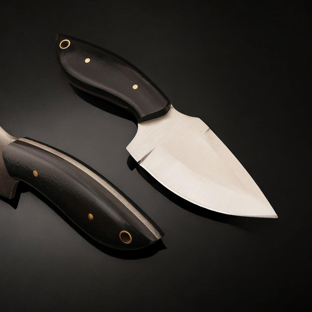 7" Handmade Skinner EDC Knife Stainless Steel Blade Micarta Handle Compact Outdoor Hunting Camping Fishing Kitchen Knives Cutlery Gift Craft